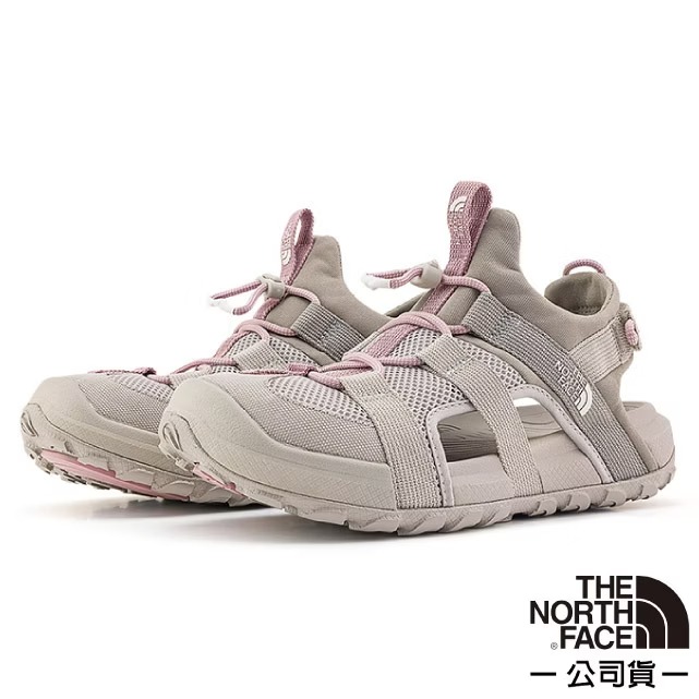 【The North Face】女 Explore Camp 機能抗菌水陸兩用護趾鞋.涼鞋拖鞋/8ADQ-7F5 月影灰✿30E010